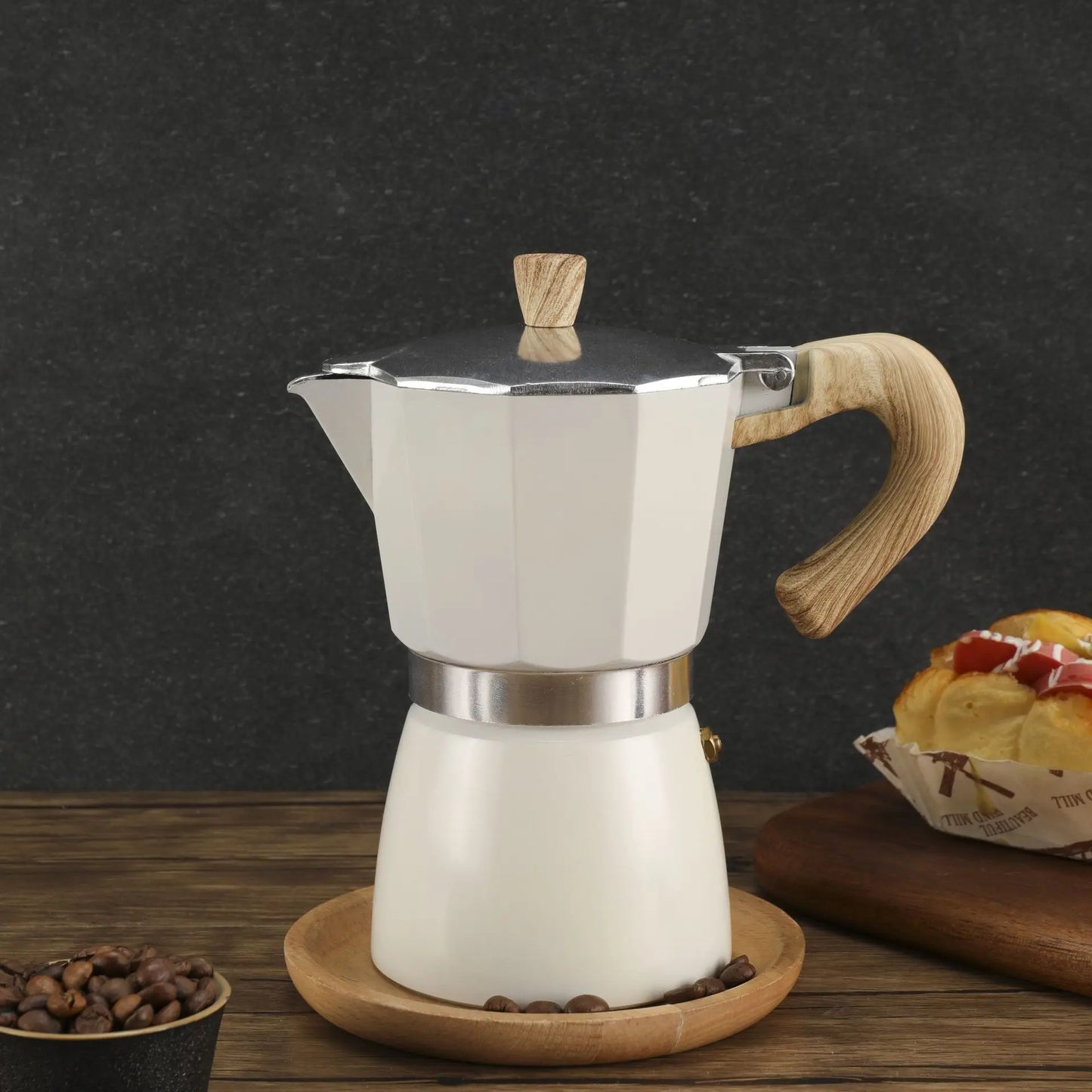 Cafetière italienne "en couleur" 6 tasses