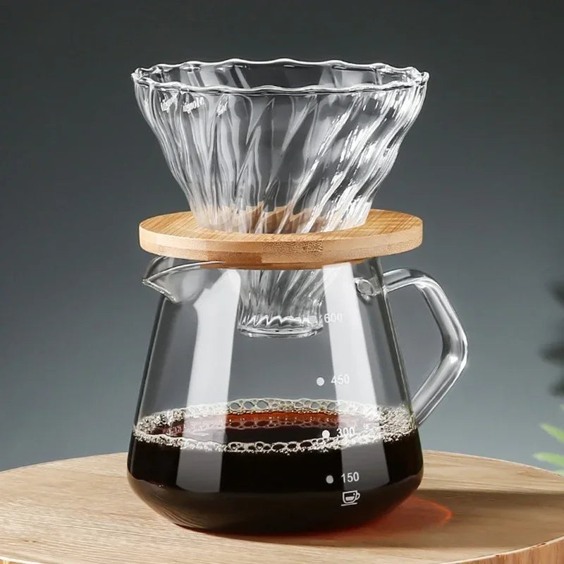 Ensemble cafetière goutte à goutte