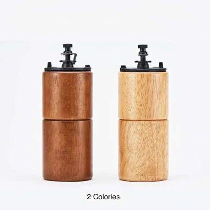 Moulin à café en bois avec mouture réglable