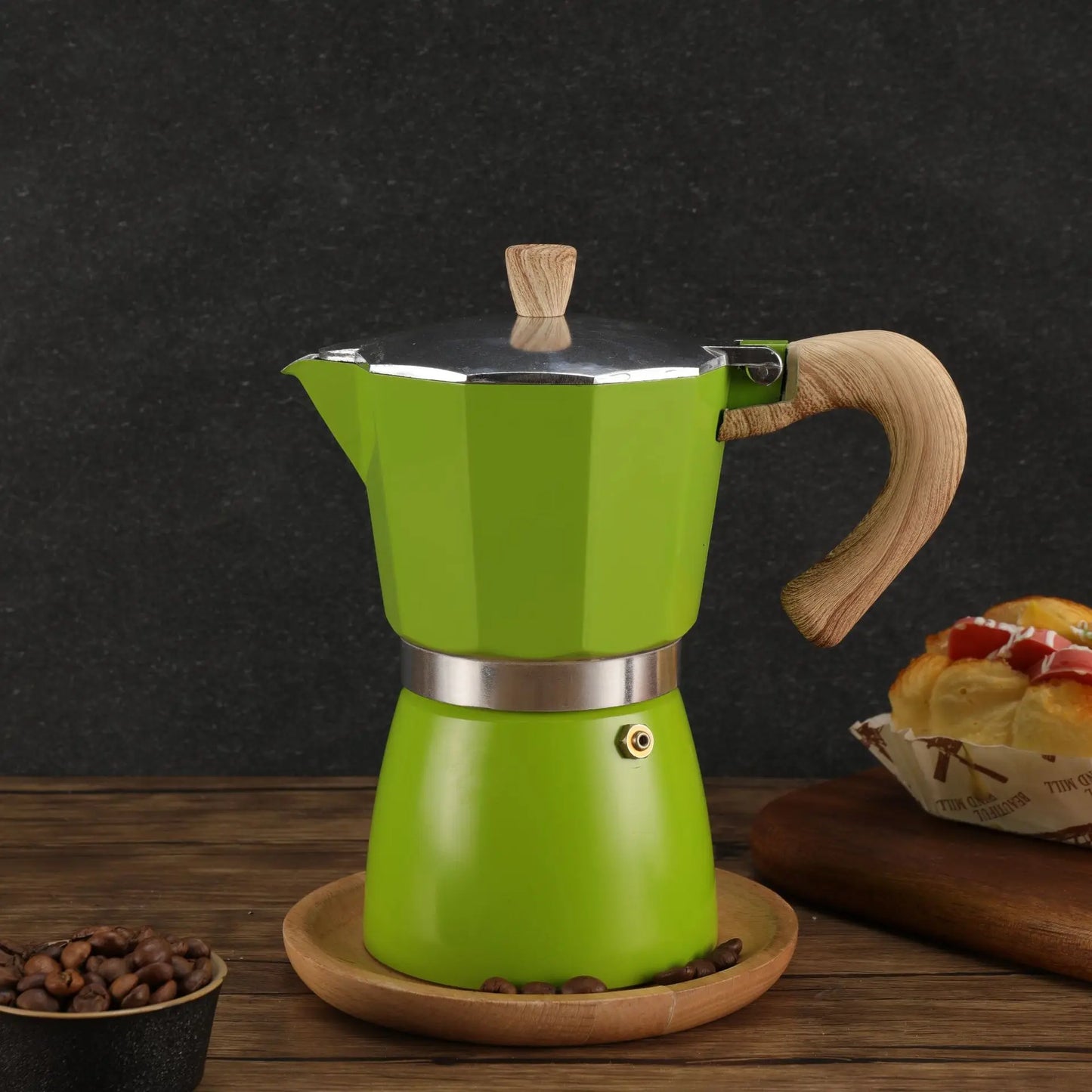 Cafetière italienne "en couleur" 6 tasses
