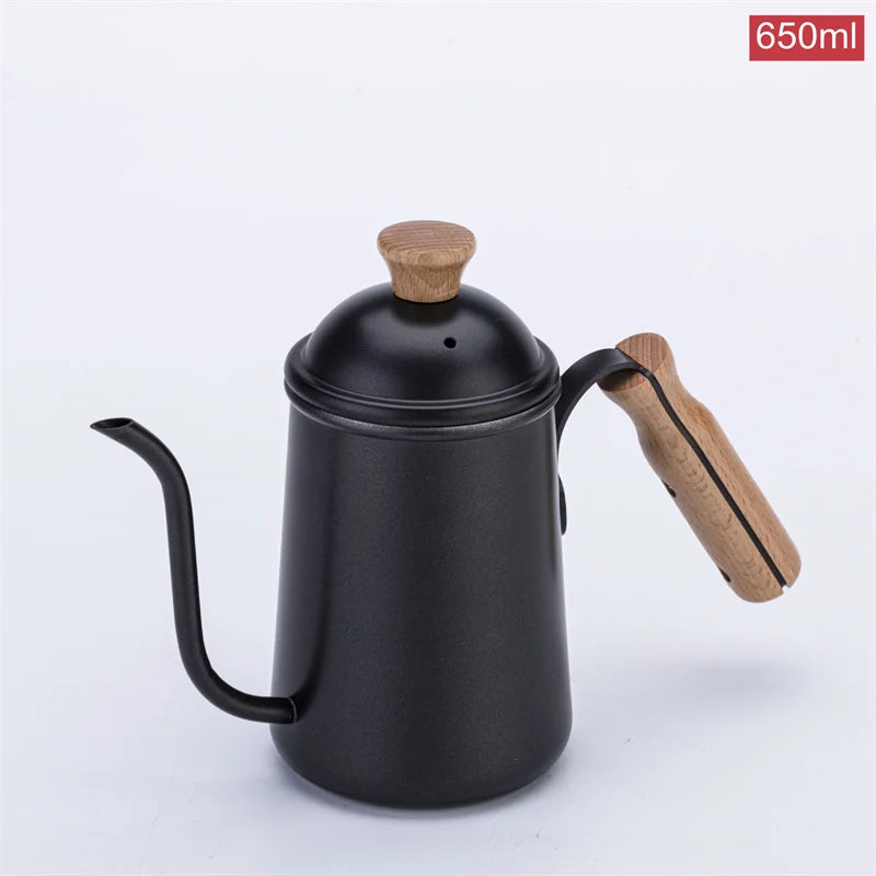 Bouilloire col de cygne en acier inoxydable 650 ml