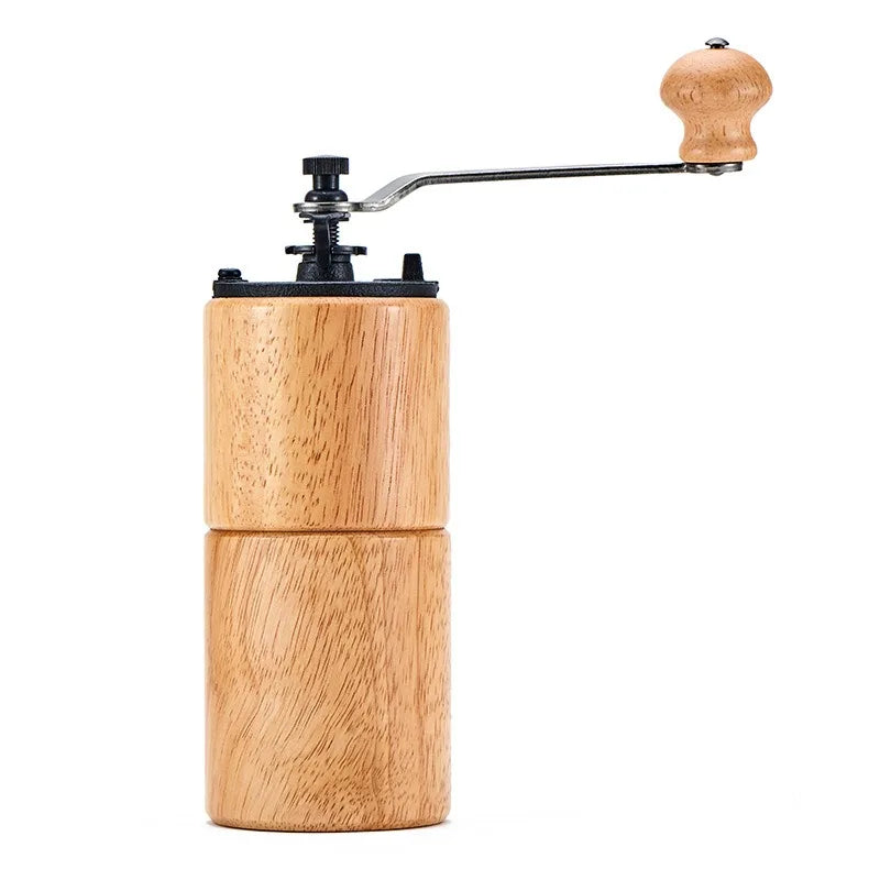 Moulin à café en bois avec mouture réglable