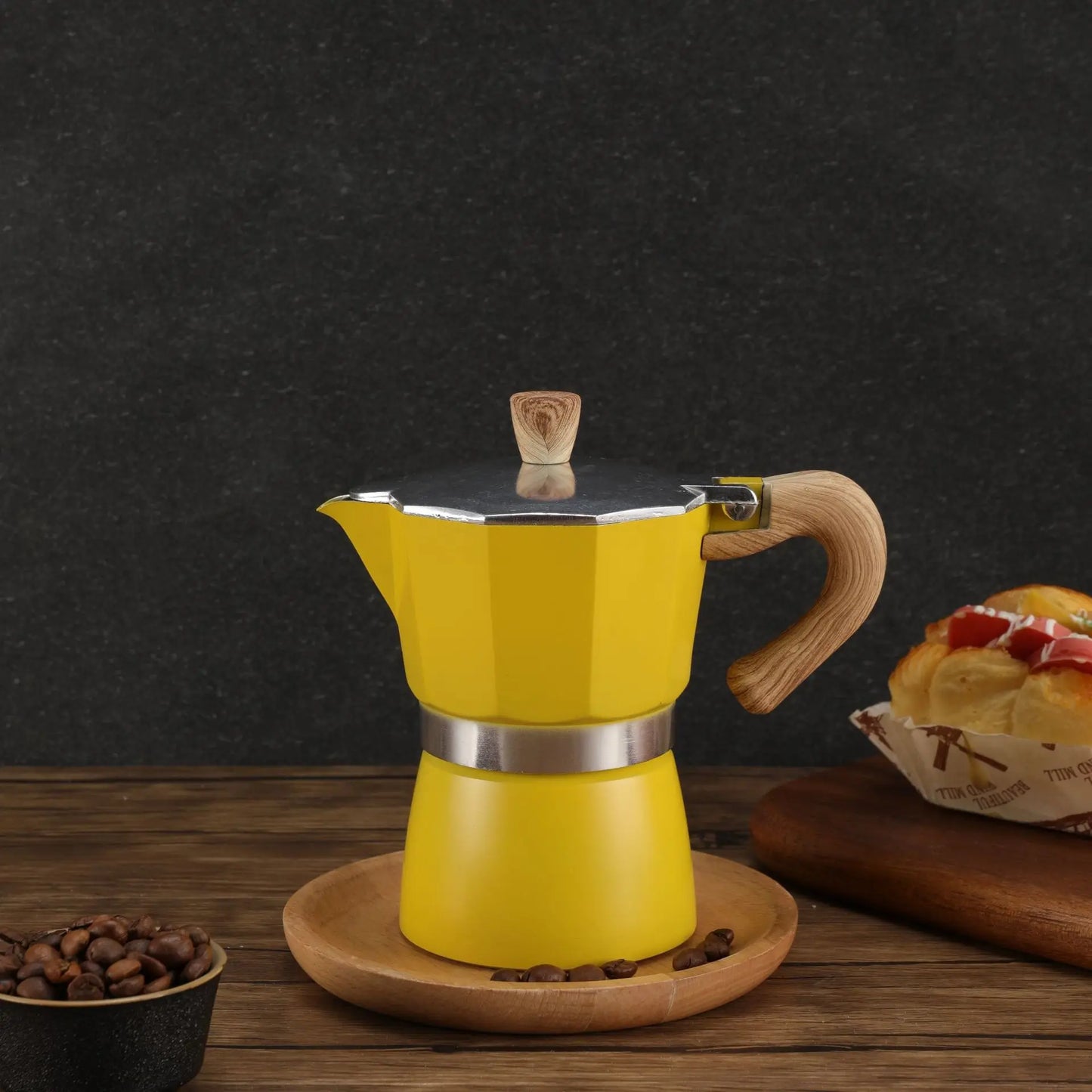 Cafetière italienne "en couleur" 3 tasses