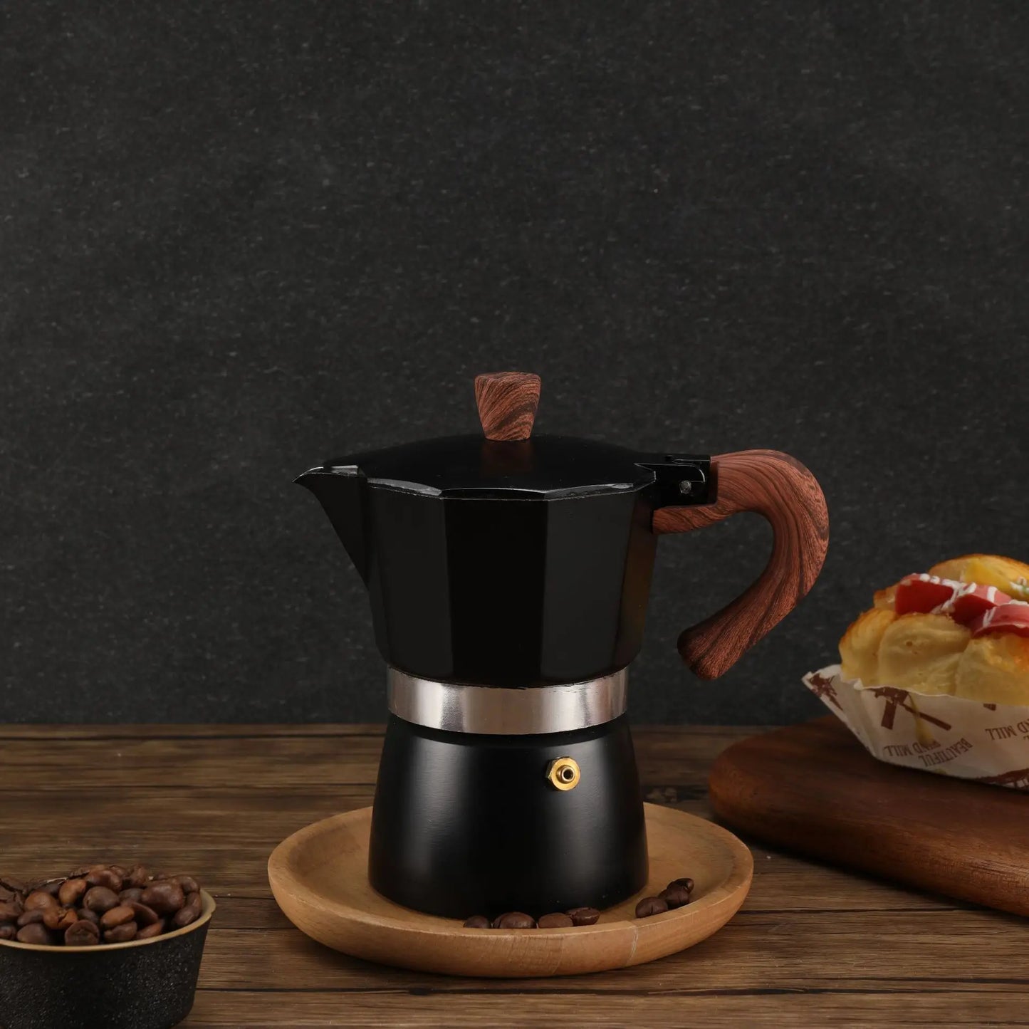 Cafetière italienne "en couleur" 3 tasses