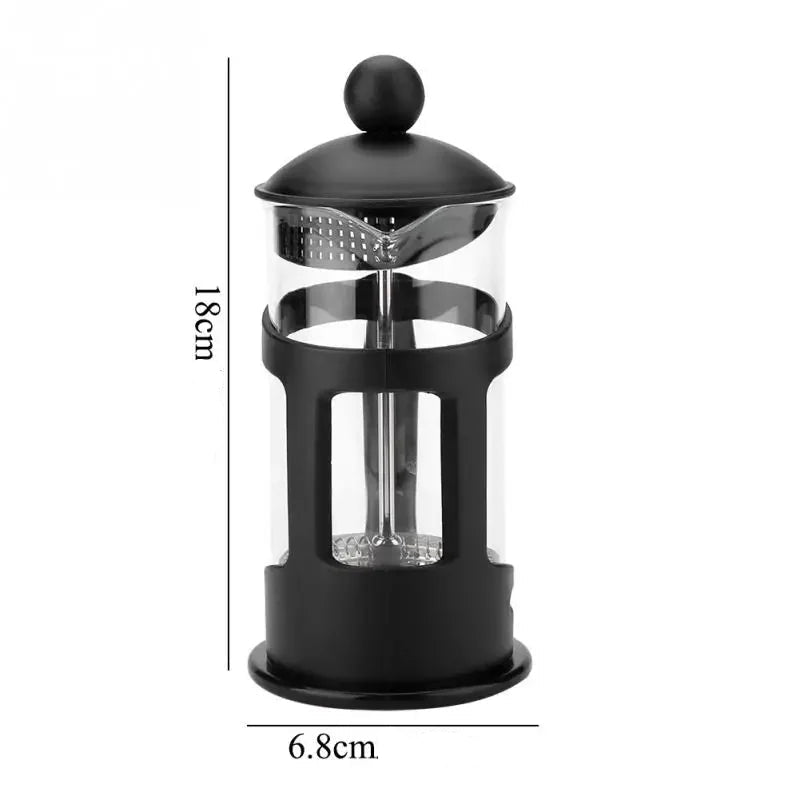 Cafetière "French press" en verre