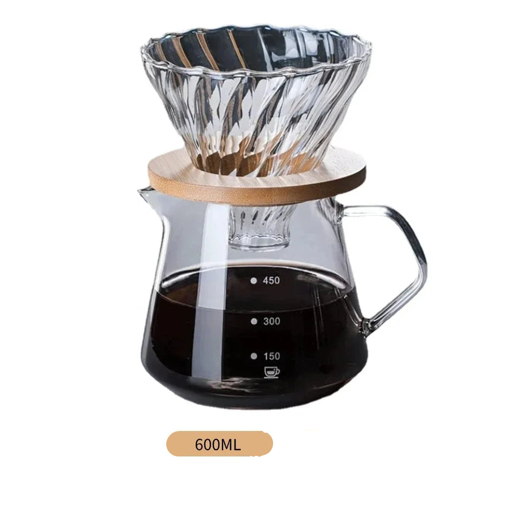 Ensemble cafetière goutte à goutte