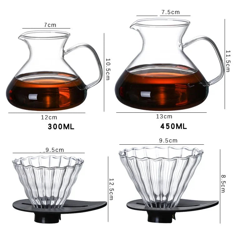 Cafetière Barista goutte à goutte en verre