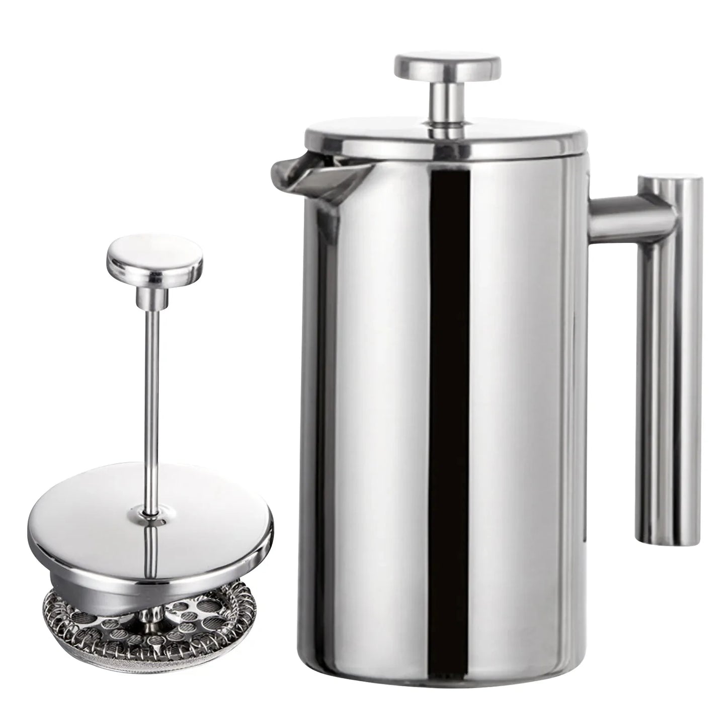 Cafetière à Piston en Acier Inoxydable