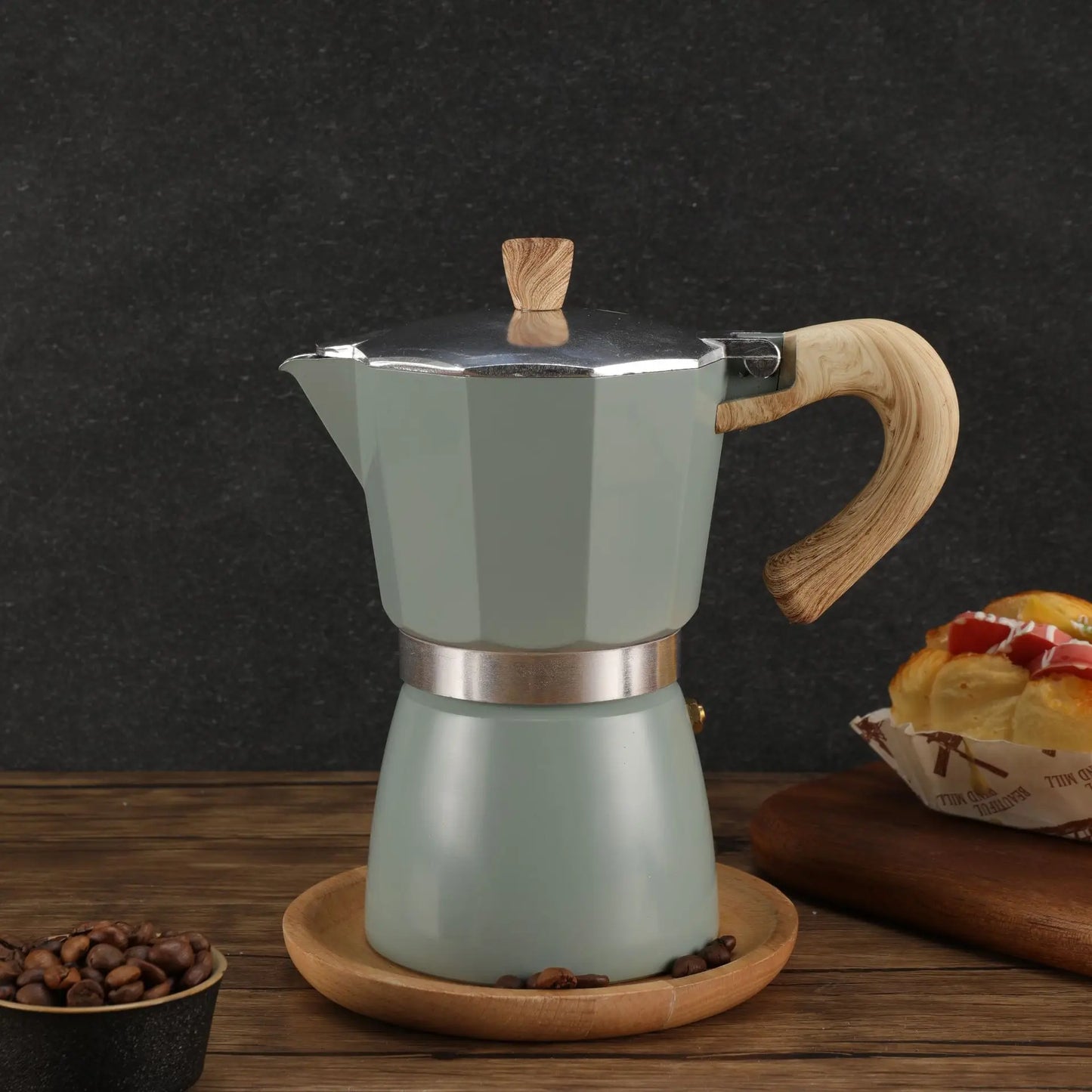Cafetière italienne "en couleur" 6 tasses