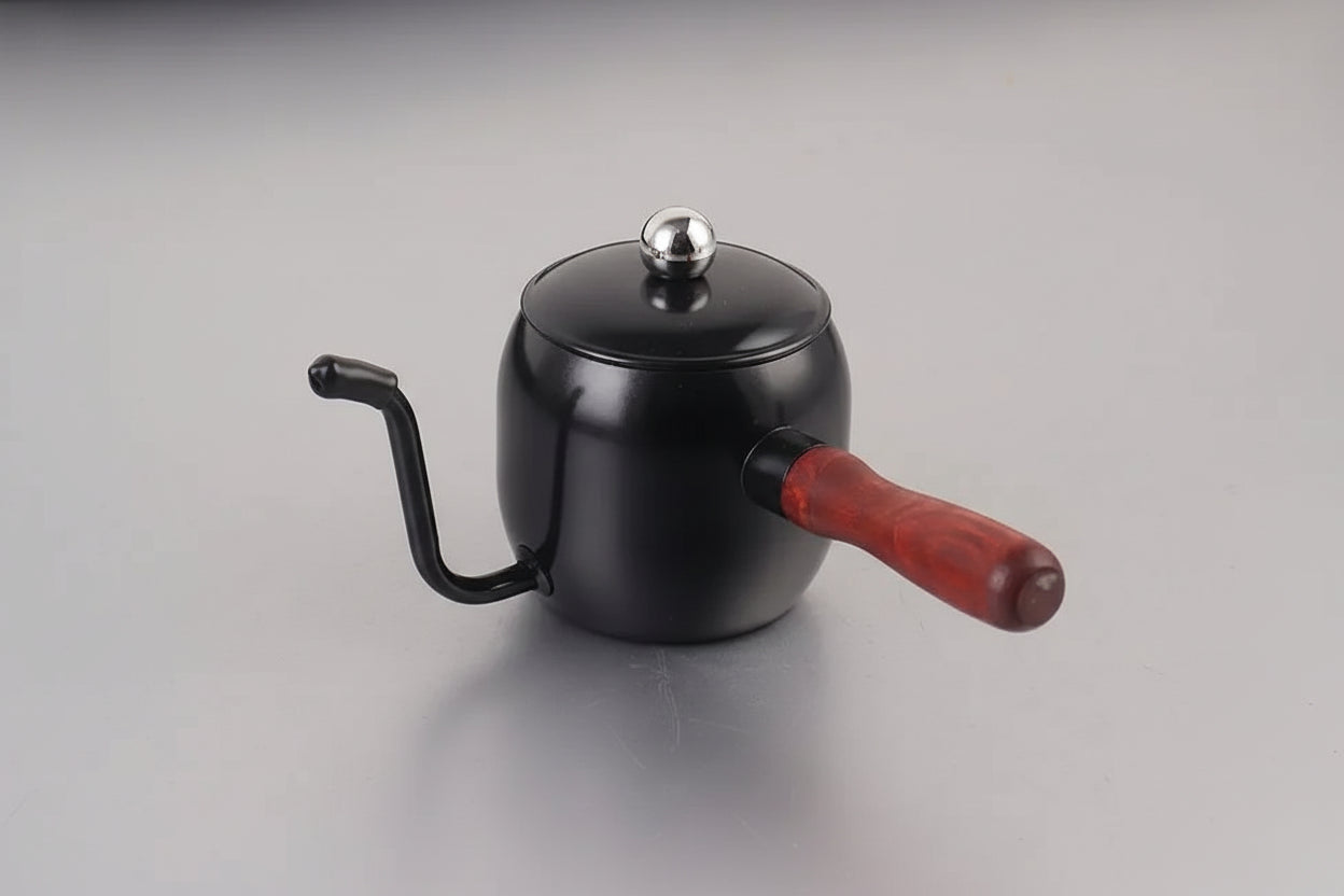 Bouilloire col de cygne en acier inoxydable 500 ml style cafetière turque