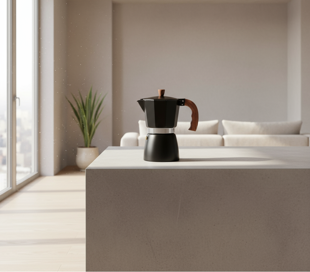 Cafetière Italienne Moka en Aluminium – Style Barista