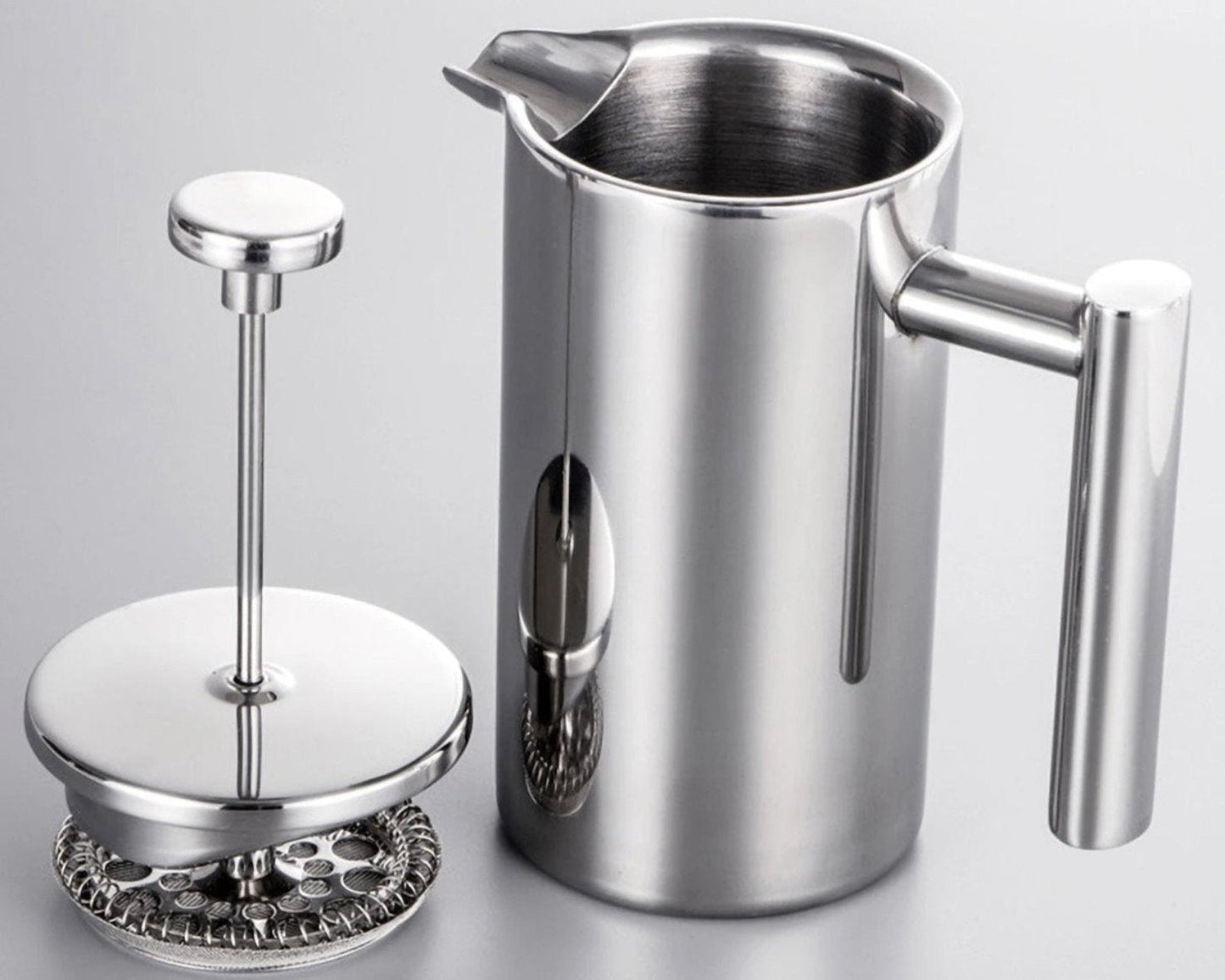 Cafetière à Piston en Acier Inoxydable
