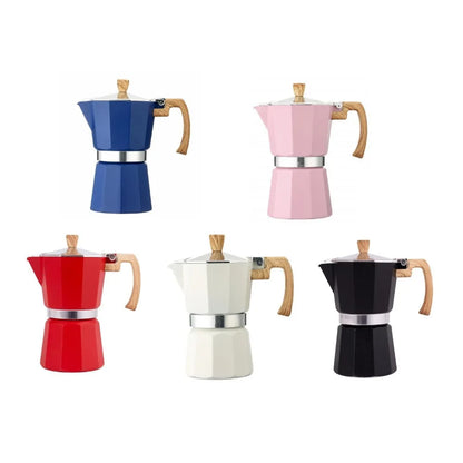 Pot moka octogonal classique