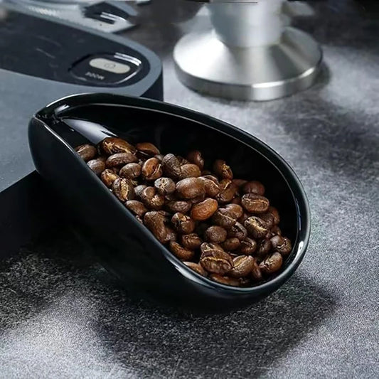 Cuillère à mesurer en céramique noire ou blanche pour café