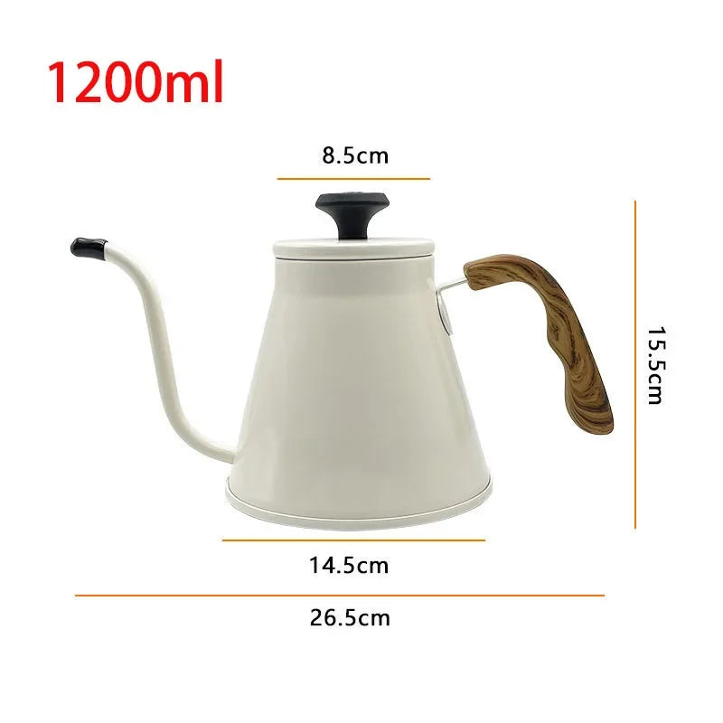 Bouilloire col de cygne thermomètre intégré 1,2L