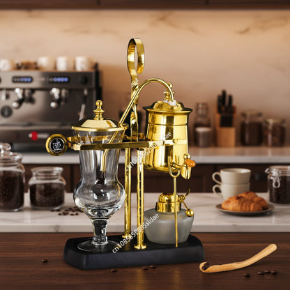 Cafetière à siphon à balancier Royal – Extraction douce et spectacle visuel