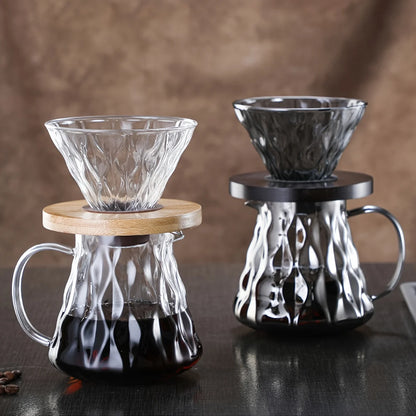 Cafetière filtre en verre avec porte-filtre – 500 ml