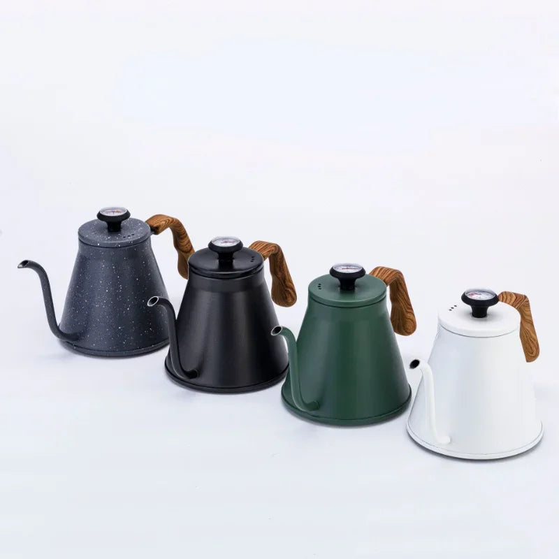 Bouilloire col de cygne thermomètre intégré 1,2L