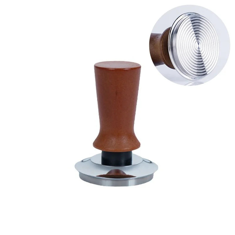 Tamper avec manche en bois  51, 53 et 58 mm