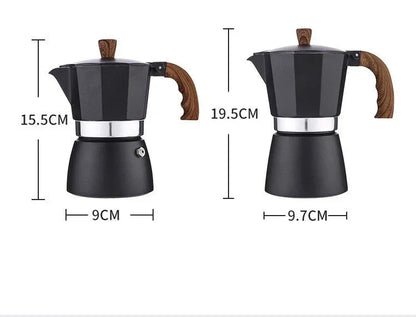 Cafetière Italienne Moka en Aluminium – Style Barista