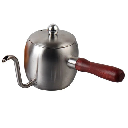 Bouilloire col de cygne en acier inoxydable 500 ml style cafetière turque