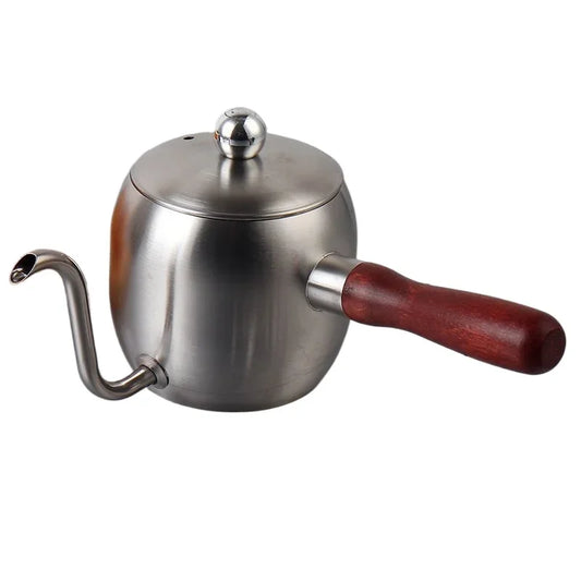 Bouilloire col de cygne en acier inoxydable 500 ml style cafetière turque