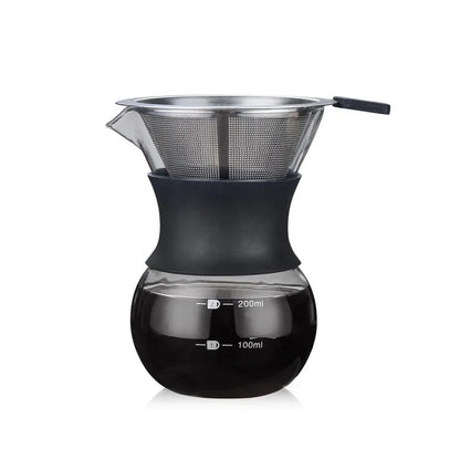 Cafetière filtre manuelle en verre – 200/400ml