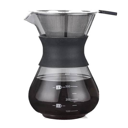 Cafetière goutte à goutte avec collier silicone