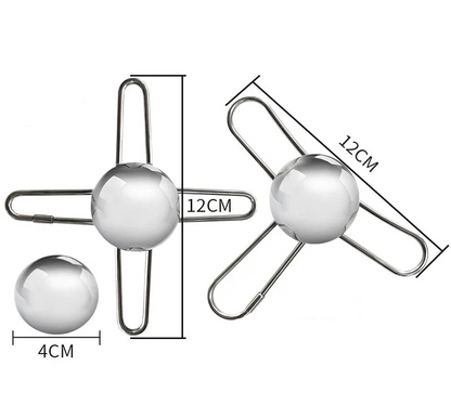 Sphère refroidissante pour café espresso – acier inoxydable réutilisable 3 ou 4 branches