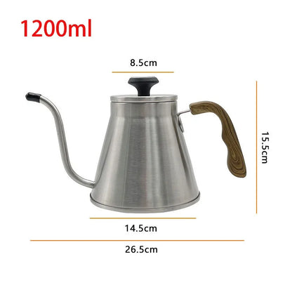 Bouilloire col de cygne thermomètre intégré 1,2L