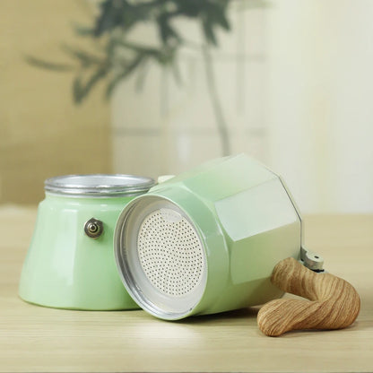 Cafetière Italienne 3 Tasses – Design Dégradé Élégant