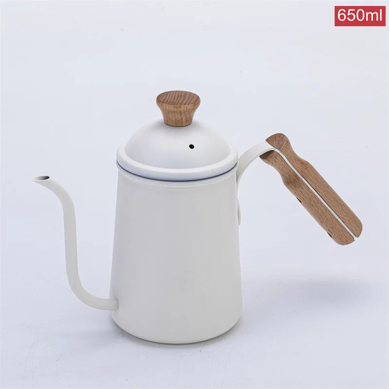 Bouilloire col de cygne en acier inoxydable 650 ml