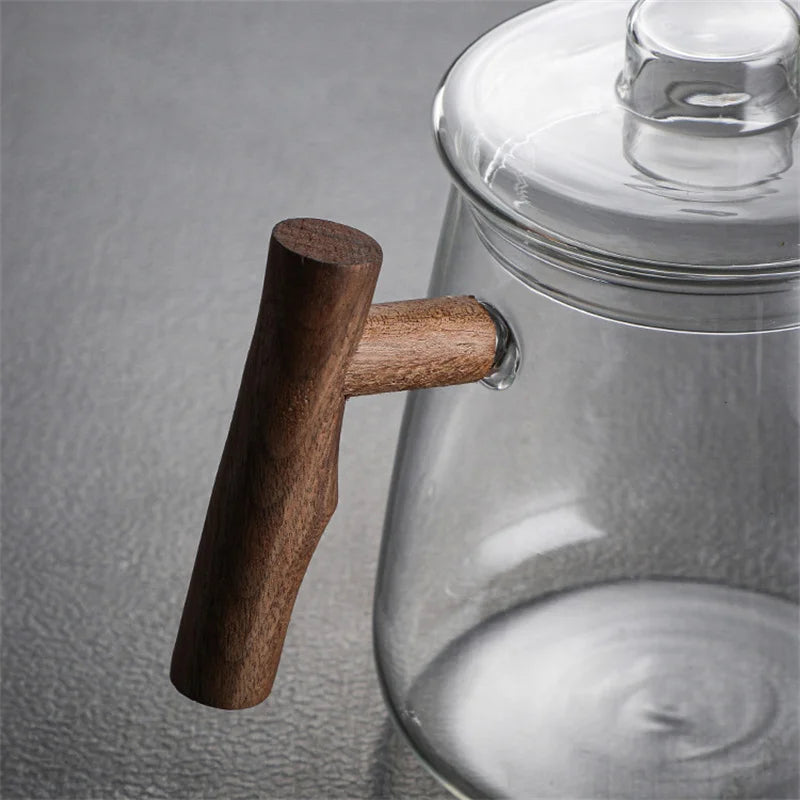 Bouilloire col de cygne en verre