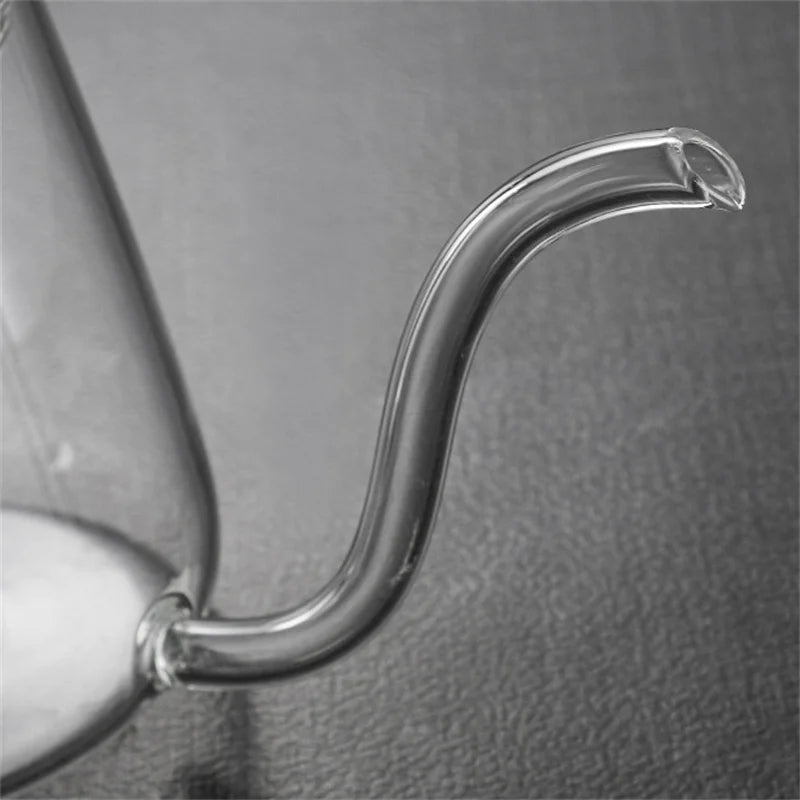 Bouilloire col de cygne en verre