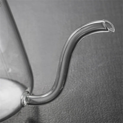 Bouilloire col de cygne en verre