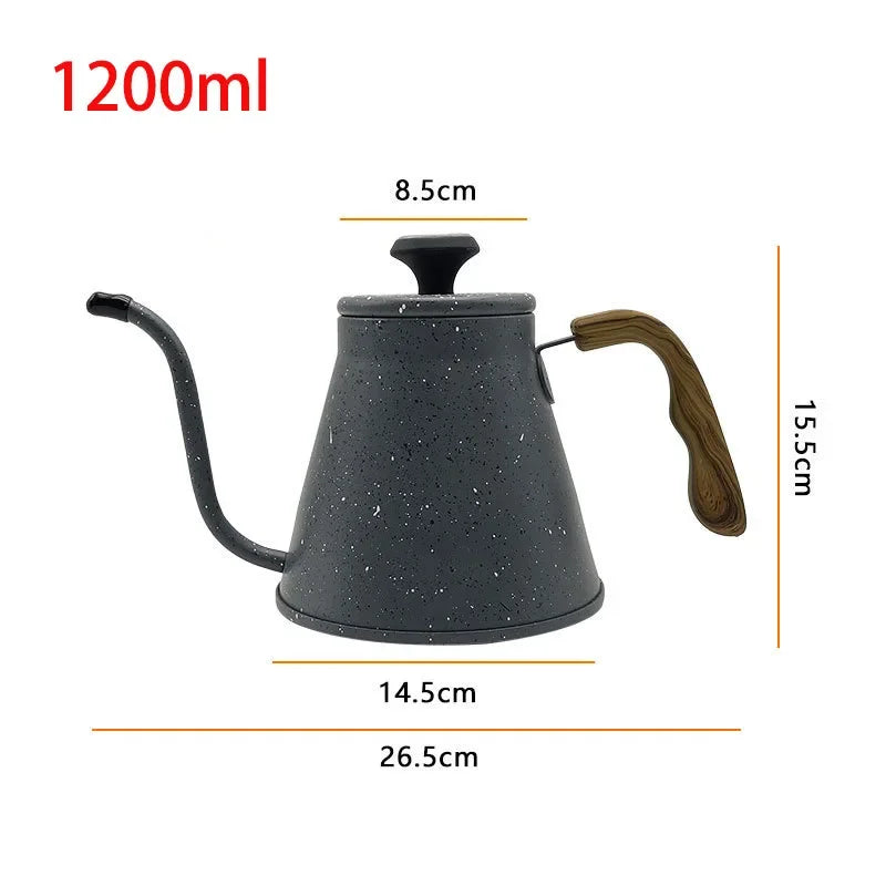 Bouilloire col de cygne thermomètre intégré 1,2L