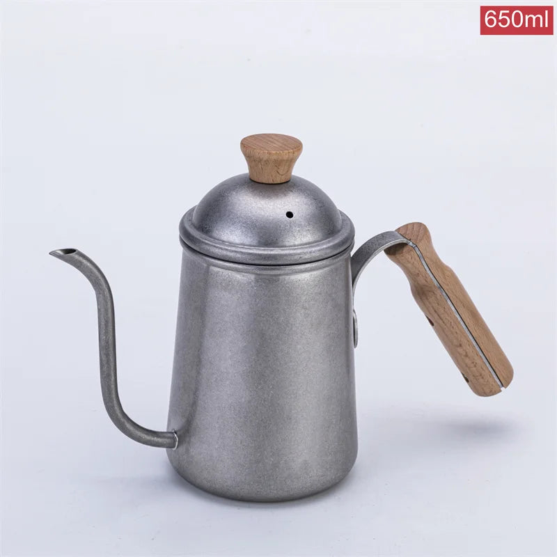 Bouilloire col de cygne en acier inoxydable 650 ml