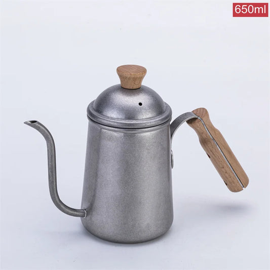 Bouilloire col de cygne en acier inoxydable 650 ml