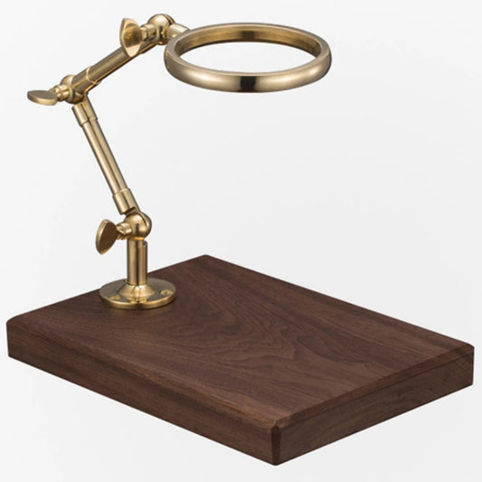 Support filtre à café en laiton et bois massif – Accessoire barista élégant et pratique