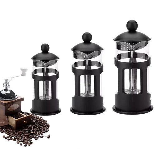 Cafetière "French press" en verre