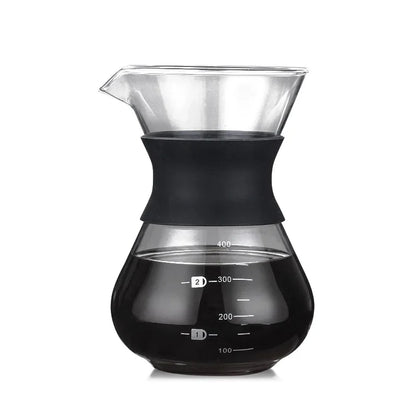 Cafetière filtre manuelle en verre – 200/400ml
