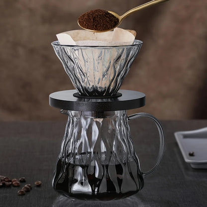 Cafetière filtre en verre avec porte-filtre – 500 ml